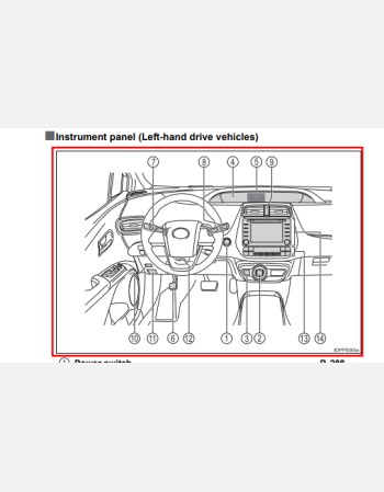 toyota prius 2019-2020 owners manual rhd and lhd